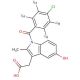 O-Desmethyl Indomethacin-d4 - chemical structure image