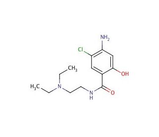 O-Desmethyl Metoclopramide, Hydrochloride (CAS 38059-78-8) - chemical structure image