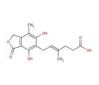 O-Desmethyl Mycophenolic Acid (CAS 31858-65-8) - chemical structure image