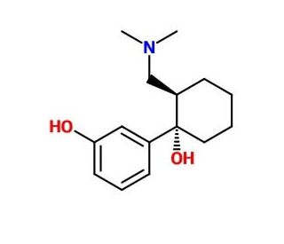O-Desmethyltramadol HCl (CAS 73986-53-5) - chemical structure image