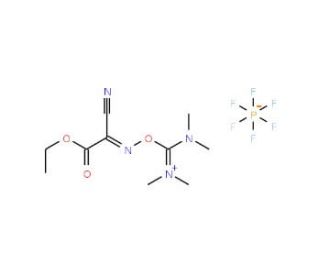 O-[(Ethoxycarbonyl)cyanomethylenamino]-N,N,N&prime;,N&prime;-tetramethyluronium hexafluorophosphate (CAS 333717-40-1) - chemical structur