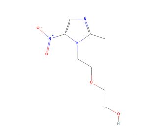 O-Hydroxyethyl Metronidazole (CAS 16156-94-8) - chemical structure image