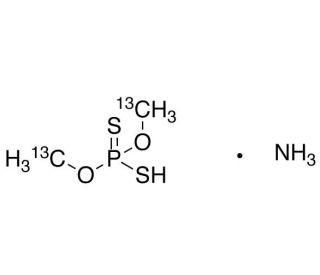 O,O-Dimethyl Dithiophosphate-13C2 (CAS 1329610-82-3) - chemical structure image