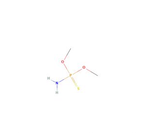 O,O-Dimethylamidothiophosphate (CAS 17321-47-0) - chemical structure image