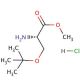 O-tert-Butyl-L-serine methyl ester hydrochloride (CAS 17114-97-5) - chemical structure image