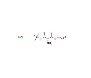 O-tert-Butyl-L-threonine allyl ester hydrochloride (CAS 218938-63-7) - chemical structure image