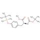 O-tert-Butyldimethylsilyl-N-t-butoxycarbonyl-L-tyrosine, Methyl Ester (CAS 112196-57-3) - chemical structure image