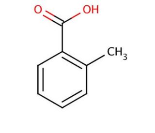 o-Toluic acid (CAS 118-90-1) - chemical structure image