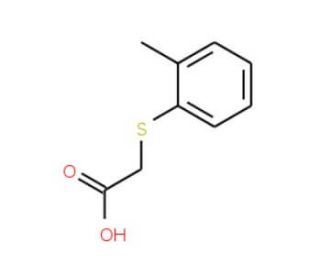 o-Tolylsulfanyl-acetic acid (CAS 18619-15-3) - chemical structure image