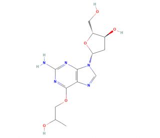 O6-(2-Hydroxypropyl)-2′-deoxyguanosine - chemical structure image