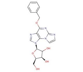 O6-Benzyl-N2,3-etheno Guanosine (CAS 108060-84-0) - chemical structure image