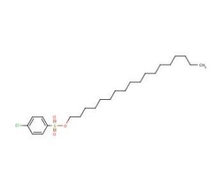 Octadecyl 4-chlorobenzenesulfonate (CAS 34184-41-3) - chemical structure image