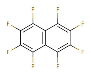Octafluoronaphthalene (CAS 313-72-4) - chemical structure image