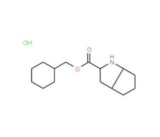 Octahydro-cyclopenta[b]pyrrole-2-carboxylic acid phenylmethyl ester hydrochloride - chemical structure image