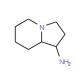 Octahydroindolizin-1-amine - chemical structure image