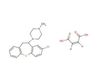 Octoclothepin maleate salt (CAS 4789-68-8) - chemical structure image