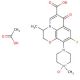 Ofloxacin N-Oxide Acetic Acid Salt (Mixture of Diastereomers) (CAS 104721-52-0) - chemical structure image