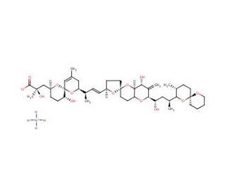 Okadaic Acid, Ammonium Salt (CAS 155716-06-6) - chemical structure image