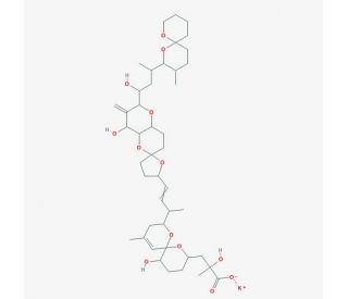 Okadaic Acid, Potassium Salt (CAS 155751-72-7) - chemical structure image