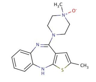 Olanzapine N-Oxide (CAS 174794-02-6) - chemical structure image