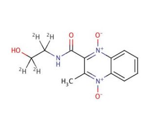 Olaquindox-d4 (CAS 1189487-82-8) - chemical structure image