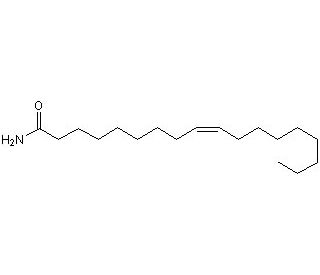 Oleamide (CAS 301-02-0) - chemical structure image