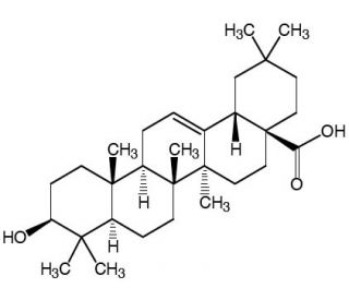 Oleanolic Acid (CAS 508-02-1) - chemical structure image