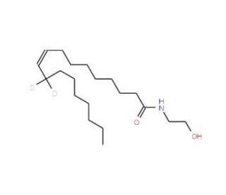 Oleoyl Ethanolamide-d2 (CAS 1245477-09-1) - chemical structure image
