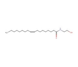 Oleylethanolamide (CAS 111-58-0) - chemical structure image