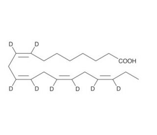 ω-3 Arachidonic Acid-d8 - chemical structure image