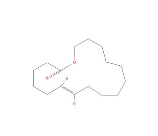 &omega;-6-Hexadecenlactone (CAS 7779-50-2) - chemical structure image