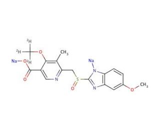 Omeprazole-d3 Acid Disodium Salt - chemical structure image