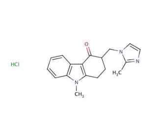 Ondansetron hydrochloride (CAS 103639-04-9) - chemical structure image