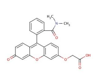 O&prime;-(Carboxymethyl)fluoresceinamide (CAS 442151-50-0) - chemical structure image