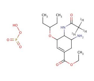 Oseltamivir-d3 Phosphate - chemical structure image