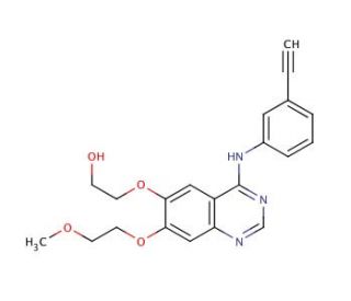 OSI-420, Free Base (Desmethyl Erlotinib) (CAS 183321-86-0) - chemical structure image