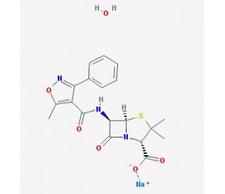 Oxacillin Sodium Monohydrate (CAS 7240-38-2) - chemical structure image