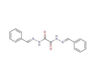 Oxalic bis(benzylidenehydrazide) (CAS 6629-10-3) - chemical structure image