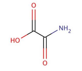 Oxamic acid (CAS 471-47-6) - chemical structure image