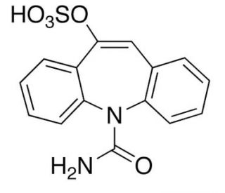 Oxcarbazepine Enol-sulfate (CAS 104746-00-1) - chemical structure image