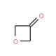 Oxetan-3-one (CAS 6704-31-0) - chemical structure image