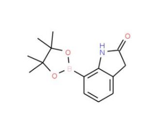 Oxindole-7-boronic acid, pinacol ester (CAS 1150271-45-6) - chemical structure image