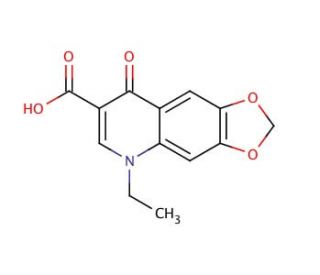 Oxolinic Acid (CAS 14698-29-4) - chemical structure image