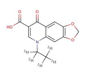 Oxolinic Acid-d5 (CAS 14698-29-4 (unlabeled)) - chemical structure image