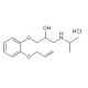 Oxprenolol hydrochloride (CAS 6452-73-9) - chemical structure image