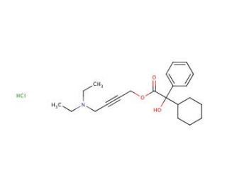 Oxybutynin Chloride (CAS 1508-65-2) - chemical structure image