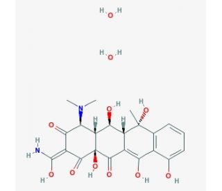 Oxytetracycline Dihydrate (CAS 6153-64-6) - chemical structure image