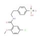 p-[2-[(5-Chloro-2-methoxybenzoyl)amino]ethyl]benzenesulfonic Acid (CAS 33924-53-7) - chemical structure image