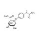 p-Acetamidophenyl β-D-glucuronide sodium salt (CAS 120595-80-4) - chemical structure image