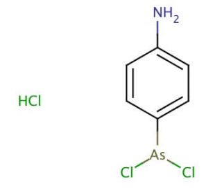 p-Aminophenyldichloroarsine Hydrochloride (CAS 5410-78-6) - chemical structure image